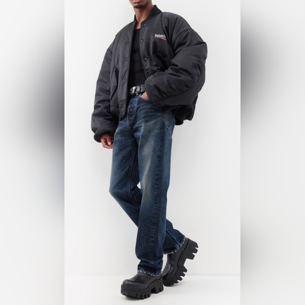 Balenciaga Moto Logo Belt - Picture 5 of 15